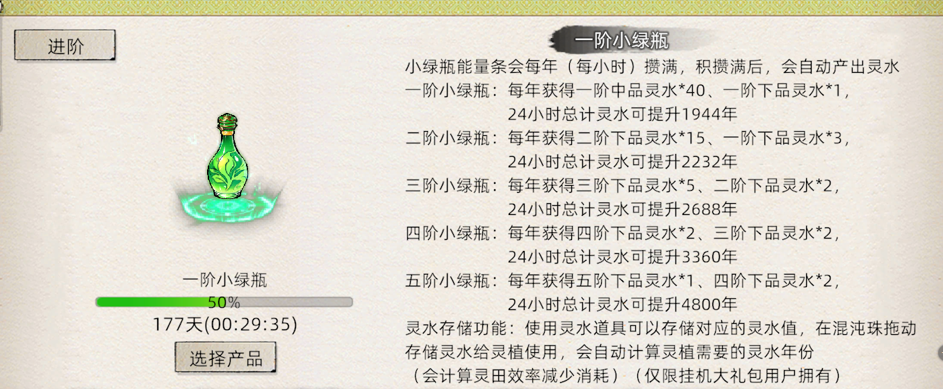 《修仙家族模拟器2》：小绿瓶介绍！